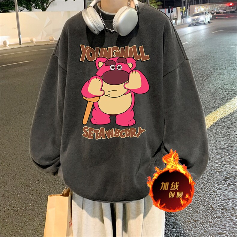 直播品质 500克重磅美式做旧水洗卫衣 H1339-常规特P45-加绒特P55图片