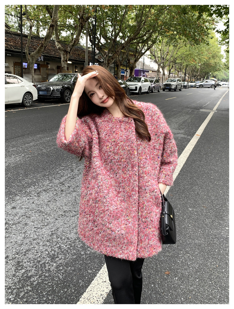 2C291彩色90羽绒服羊毛呢外套大衣YRF86-P295-K499,女装羽绒服,2C291
