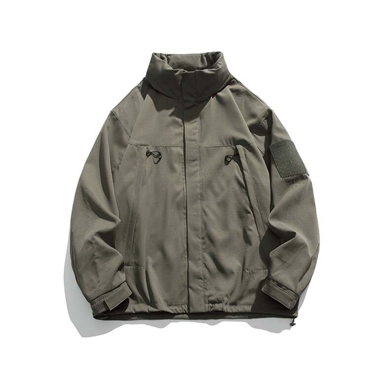 外27-2GANYOU日系拉链袋防泼水可隐藏式连帽冲锋衣JK20-P140,男装夹克,新杭派外27-2