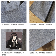 ZT71122-P35风复古亚短袖男t恤男半袖砖墙控48，男装T恤，电商A040A
