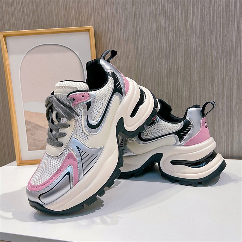 吸膜底老爹鞋女2024春季新款休闲鞋女运动鞋女款跑步鞋厚底女鞋潮,女鞋休闲鞋,电商A223