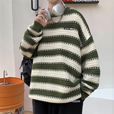 秋季新款男时尚潮鹿毛绒外套YM27P38，男装针织衫/毛衣，星座1116-2