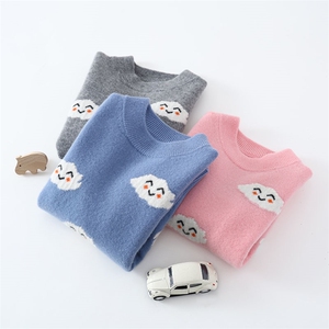 秋冬季针织羊毛衫打底内搭圆领加厚男女儿童毛线上衣套头，童装儿童羊毛衫，乐贝童装