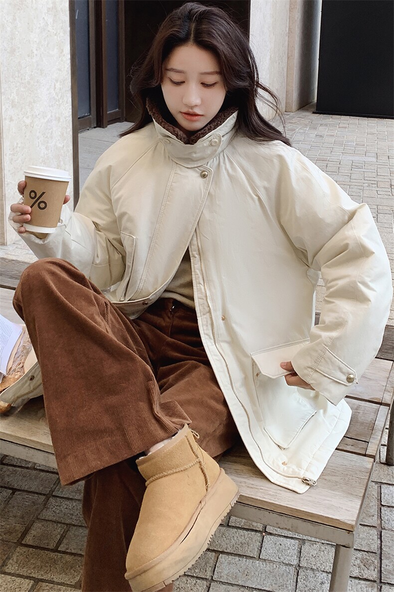 现货白色羽绒服中长款2C212-G07-P295-K398,女装羽绒服,2C212