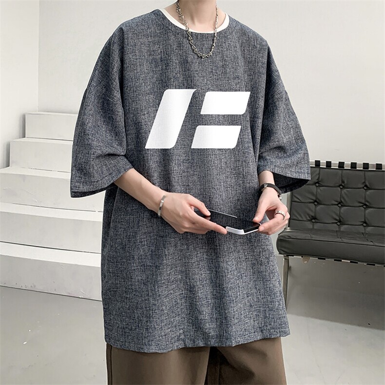 风复古亚麻短袖男棉麻t恤男半袖ZT71435-P35,男装T恤,电商A040