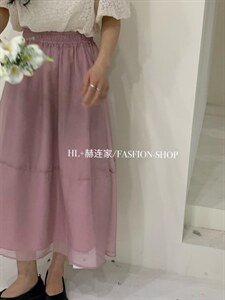 2022夏季新款 欧根纱半身裙图片