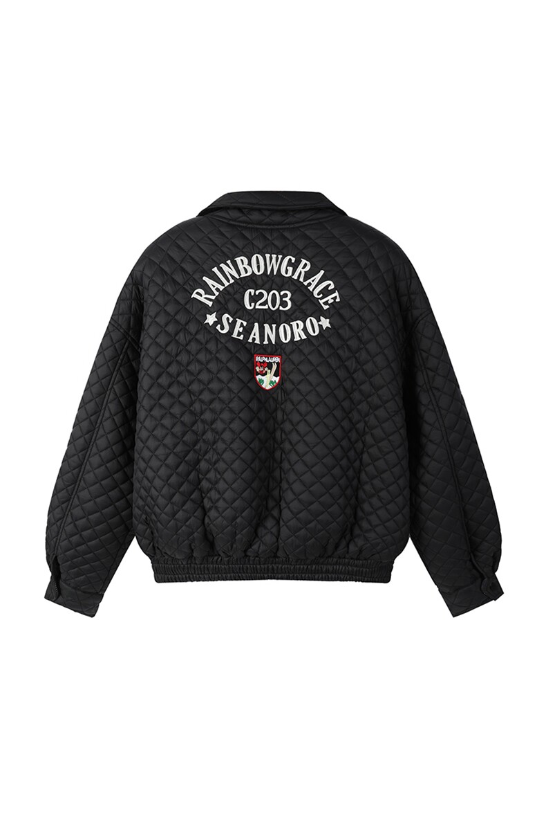 2025冬装新款菱形格棒球服棉衣加厚外套刺绣棉服C208-1066-P98,男装棉衣,电商C208