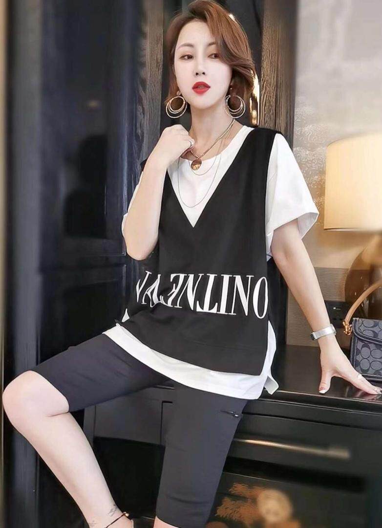 针织假两件小衫，女装，欧奢曼ST