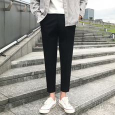九分裤黑色