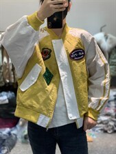 春季新款潮牌撞色拼接棒球服外套欧货，其它，L·H·X