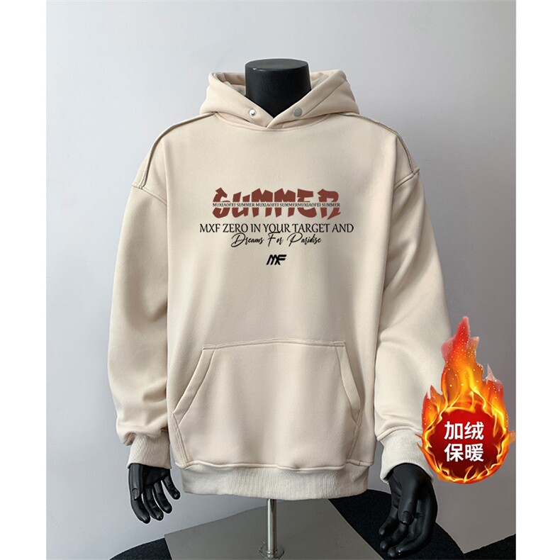 360克重磅图拉链华棉连帽卫衣【有货】C403A-WY25102LLJR-P85,男装卫衣,电商C403A