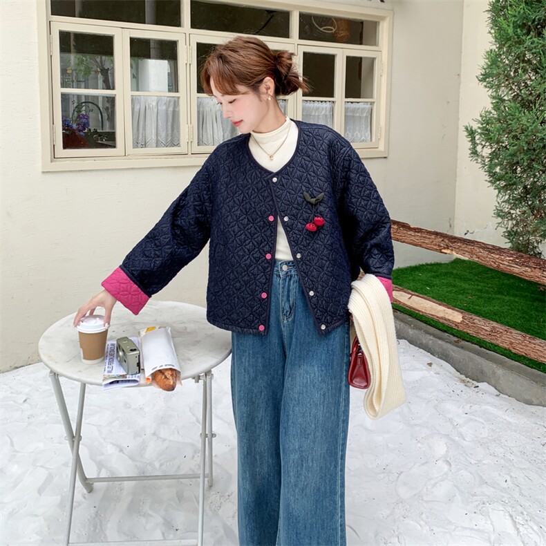 菱格棉服！小个子外套2C011-9813-P150-K238,女装棉衣/棉服,2C011