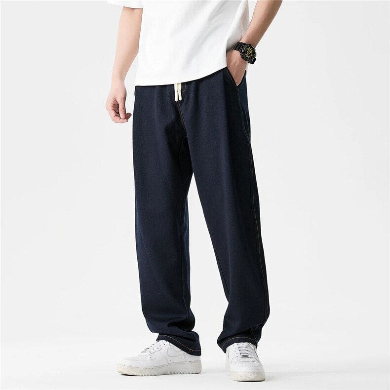 现货网图抖音品质夏季新款凉感软牛仔裤K2528P45,男装牛仔裤,星座1904A