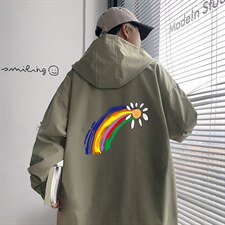 ！春秋新款港风休闲连帽夹克男宽松外套男装DJK264-P45,男装夹克,电商B371