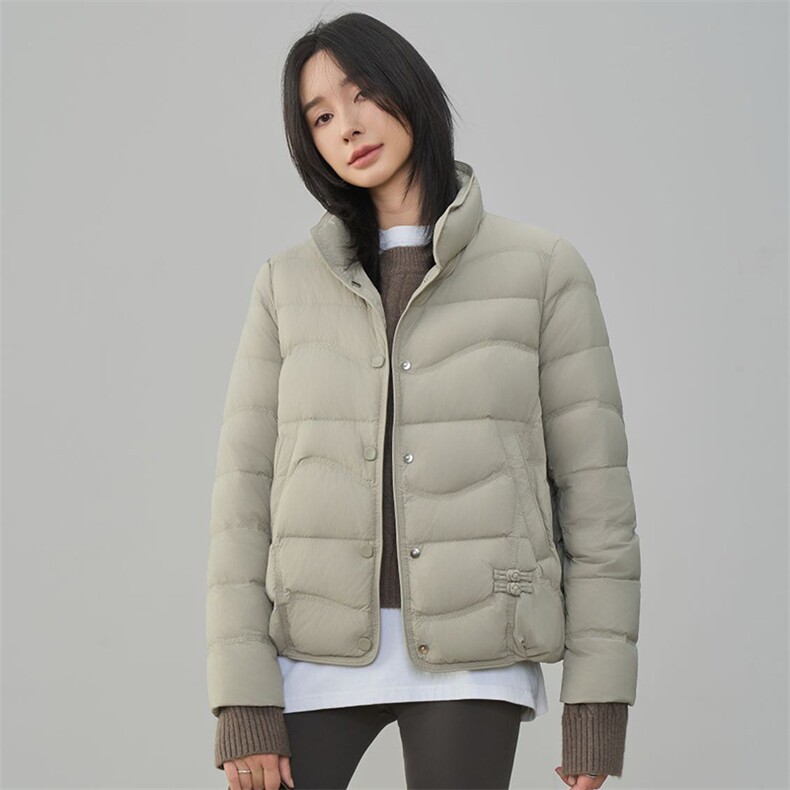 2025新款90白鸭绒羽绒服杜哪款常规无帽短款否保暖中古风白鸭绒,女装羽绒服,阳光伊恋
