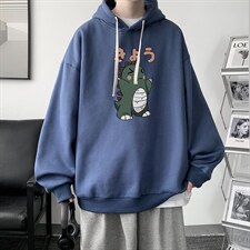 WY2037-P35纯棉连帽卫衣男大码运动帽衫宽松薄外套男，男装卫衣，电商A040
