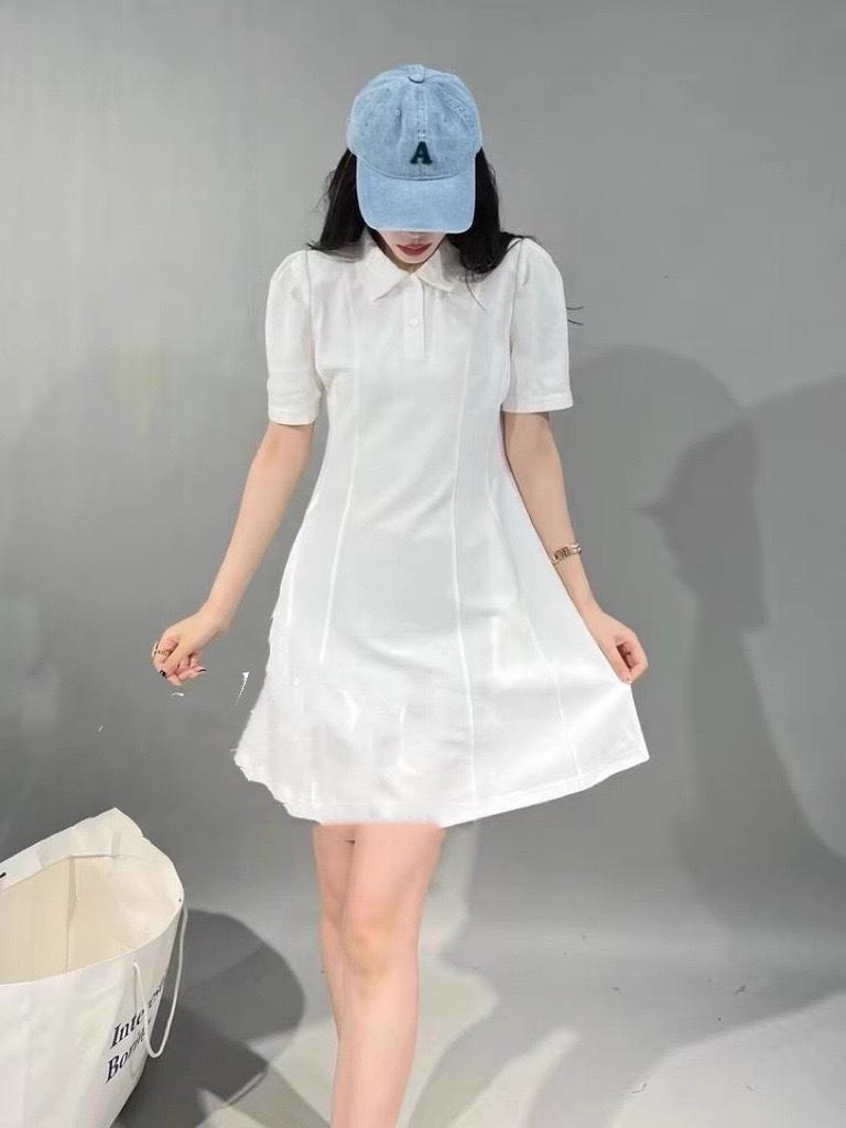 夏季新款韩版洋气学院风修身显瘦连衣裙,女装连衣裙,L·H·X
