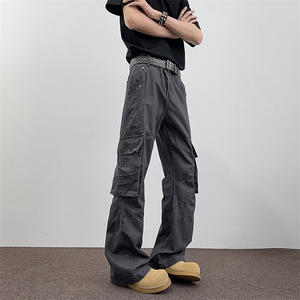 美式复古休闲潮牌男款工装裤男女K0118-P70图片