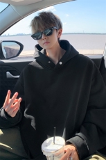 8XL-M美式连帽卫衣男高级感外套hiphop特大码上衣潮WY10P55控78，男装卫衣，电商D206-1
