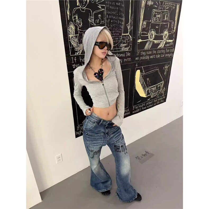 高端刺绣蓝色牛仔裤男款2025夏季薄款弹力百搭时尚修身小脚裤子男,男装牛仔裤,星座506A
