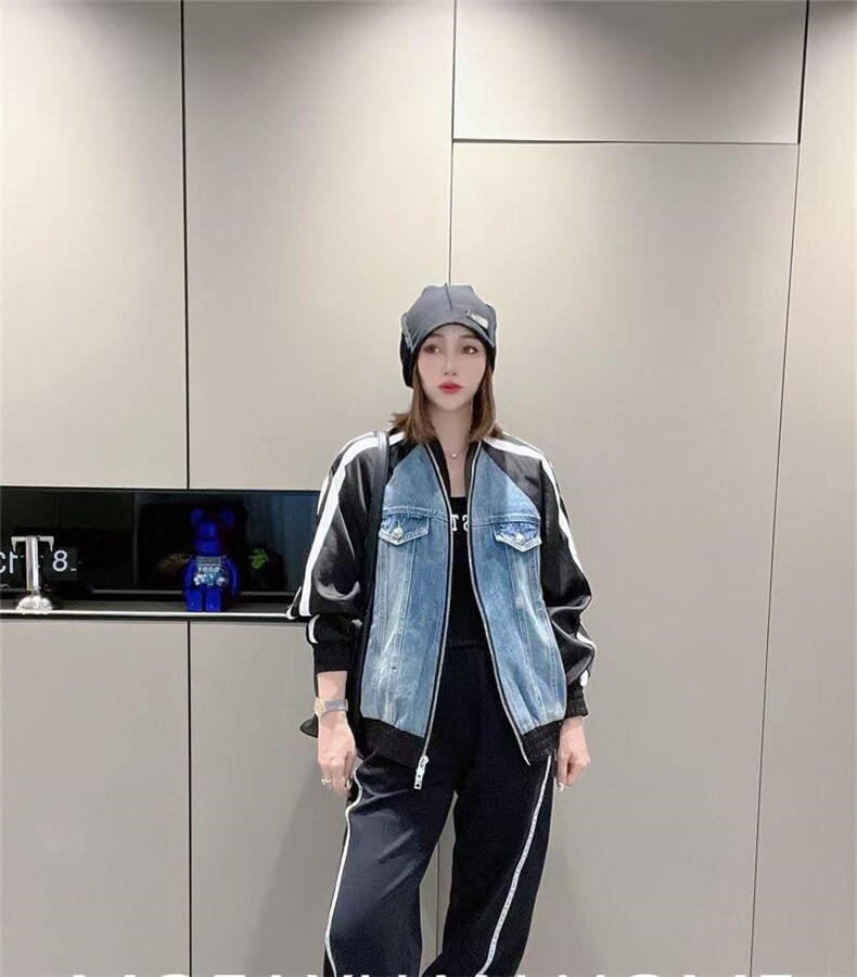 【现货】欧货拼接牛仔，其它，悠奈尔