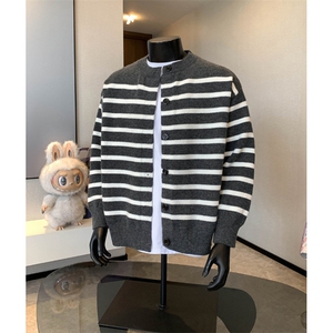现货男式新款长袖时尚休闲男装开衫毛衣XZ608-M405特P45控88图片