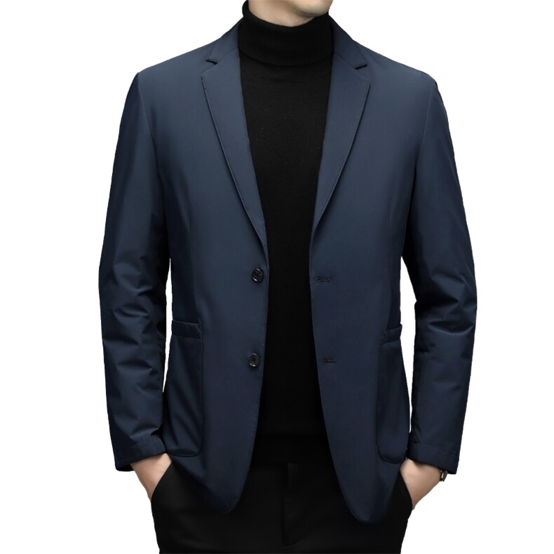 CSYR97719钱塘2020-2商务休闲时尚简约中年男士冬季羽绒西服P240,男装羽绒服,钱塘207-2
