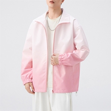 秋季宽松两面穿夹克男渐变立领上衣外套DSA157B-JK7906-P68，男装夹克，电商A157B
