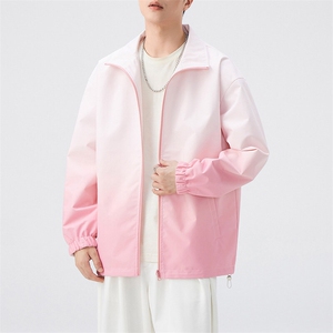 秋季宽松两面穿夹克男渐变立领上衣外套DSA157B-JK7906-P68图片
