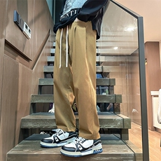 港风休闲裤宽松运动裤拖地裤束脚裤男KP835P45，男装休闲裤，星座1204-3