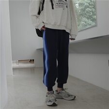 针织裤男卫裤宽松韩版潮流束脚休闲裤202-7-G，男装休闲裤，星座1302