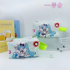 亮亮毛绒玩具 皮料初音化妆包