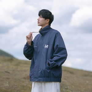 日系冲锋衣复古套装男春秋季户外潮流装夹克B225-W8413-P95-X118图片