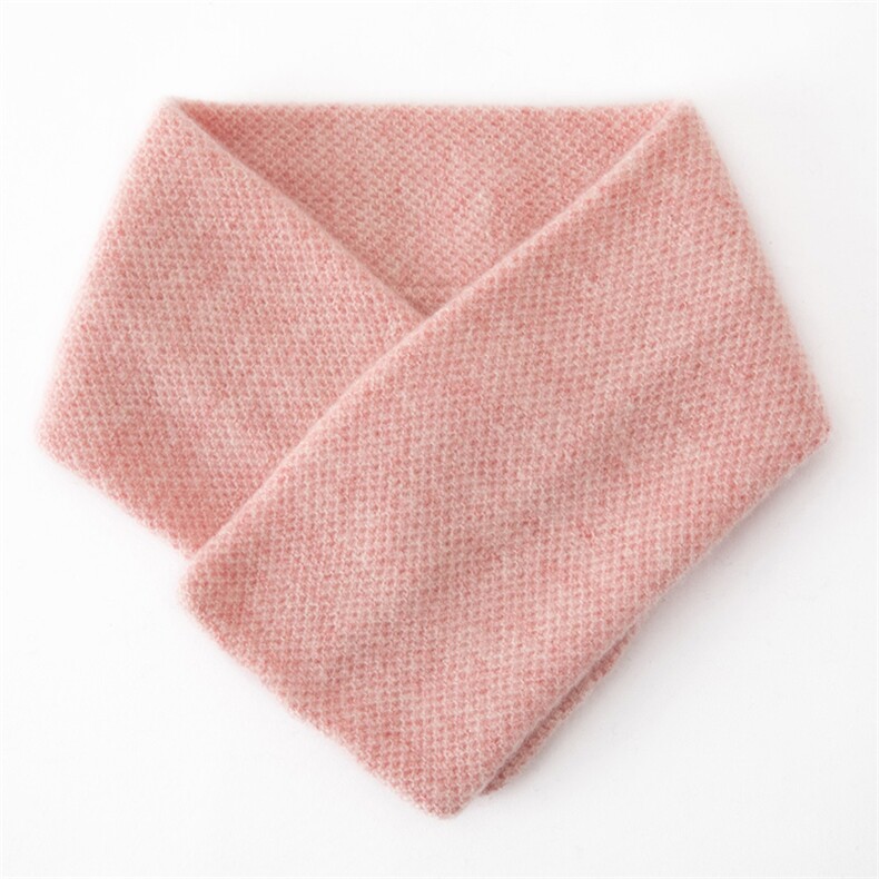 35%围巾女冬季针织围脖加厚保暖纯色百搭小披肩，围巾，戎咖羊绒