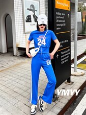 现货夏季新款运动套装，女装职业装，依美依缘