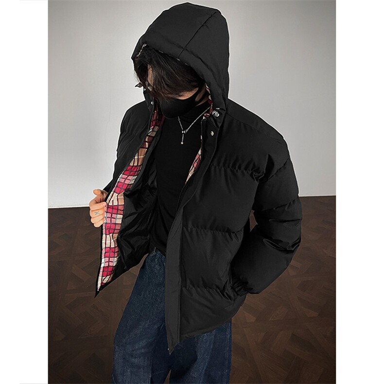 支持二开 冬装加棉加厚面包服连帽棉服大码棉衣外套男女 M812-P70图片