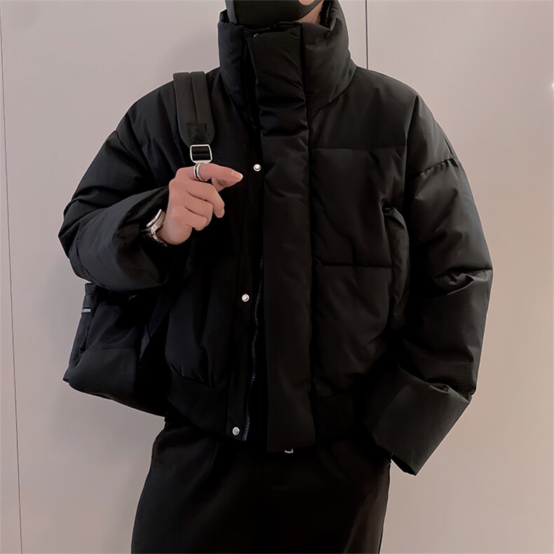 B25/P98控138冬季防寒保暖元素立领口袋棉衣外套男黑首1,男装棉衣,星座305B