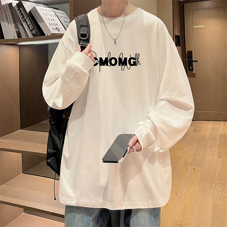 抖音得物供货量大从优可提供视频美式长袖T恤CT851特P25,男装T恤,电商A486-1