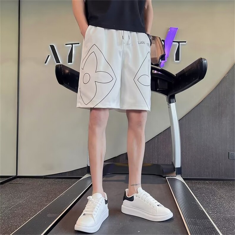 百搭男五分裤潮运动裤潮流时尚潮牌夏季流行休闲裤D070310B-1P29,男装牛仔裤,星座310B-1