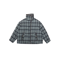 AY108/P128控168冬季社会小伙保暖百搭不过时格子面包服男图首2，男装棉衣，星座305B-1