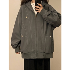 XZ102B-1春秋季宽松/连帽休闲外套潮夹克JK2537-P75，男装夹克，星座102B-1