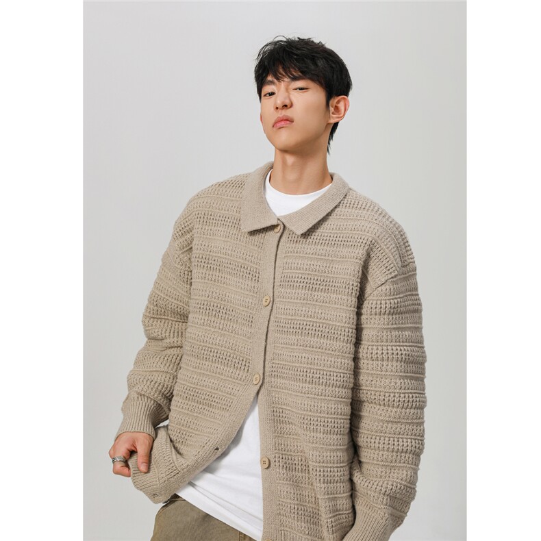 无影墙（现货）2025秋冬新款2数据重磅毛衣开衫外套TM01-P75，男装针织衫/毛衣，星座1315