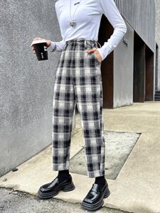 羊绒格子l图片