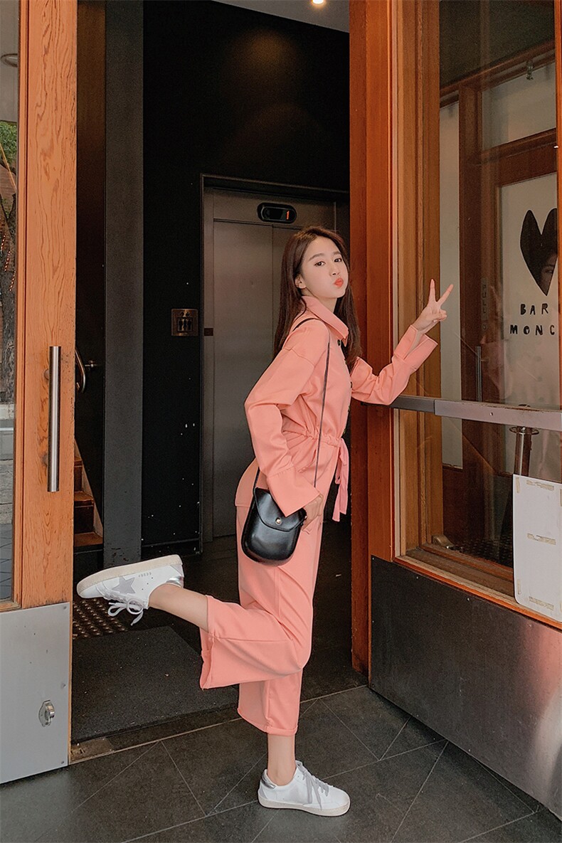 2021春装新款糖果扣后背印花连体裤时尚潮流,女装连体裤,艾艾淮淮