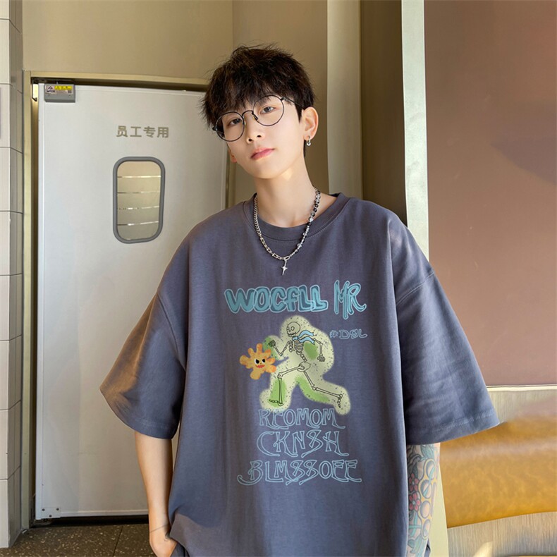 量大优 供视频 230g重磅纯棉短袖T恤男 NT226-特P 19  控38图片