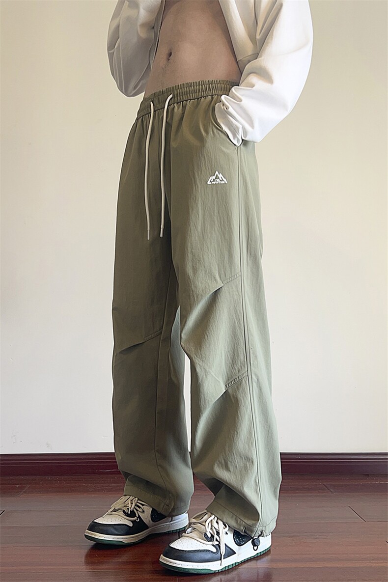 KP815P28港风工装休闲裤男宽松直筒束脚伞兵裤,男装工装外套,星座1204