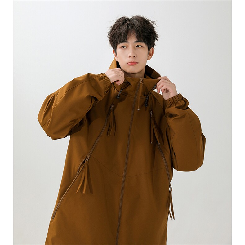 户外无影墙连帽冲锋衣情侣外套防风登山服夹克男YHJK8826-P65,男装夹克,星座717
