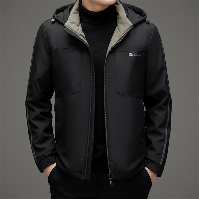 主推羽绒服冬季短款轻薄连帽宽松时尚羽绒服外套QS3709-P205图片