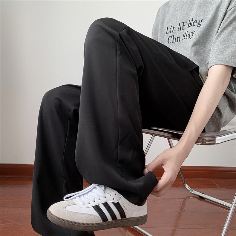 2025美式517西裤Vibe修身冰丝西裤男微喇休闲裤K3356-P45,男装休闲裤,电商042