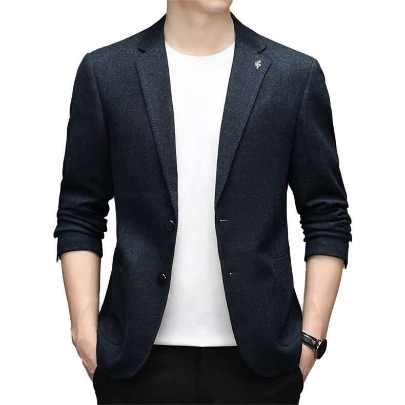 DJ3051钱塘2020-3秋冬季新款时尚休闲简约中年男士西服货稳P152,男装西服,钱塘207-3